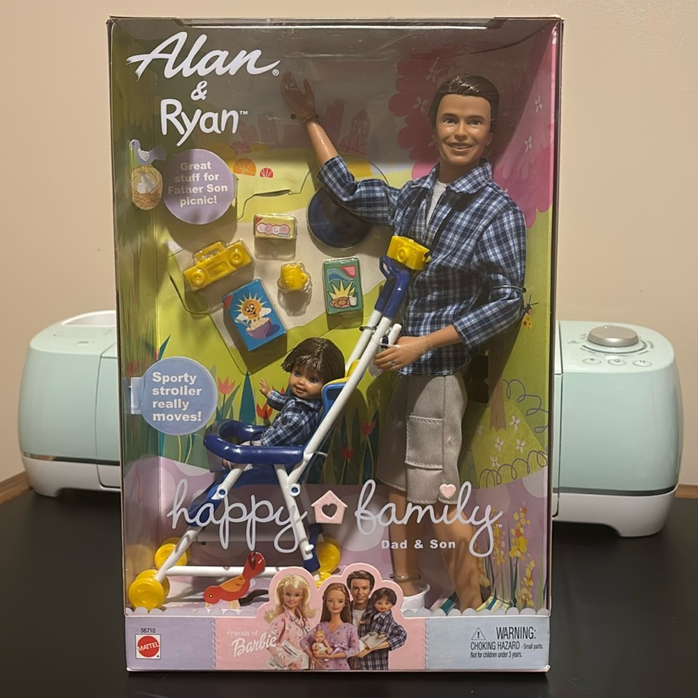2002 Happy Family Dad and Son, Alan and Ryan Friends of Barbie.